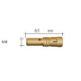 Вставка для накінечника Abicor Binzel M 8/Tr18/65 мм до пальника ABIMIG® GRIP A 455 / RF 45 GRIP